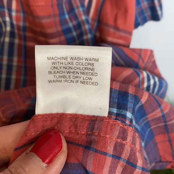 Cremieux 38 men’s soft lightweight shirt sleeved button down shirt - Picture 6 of 8